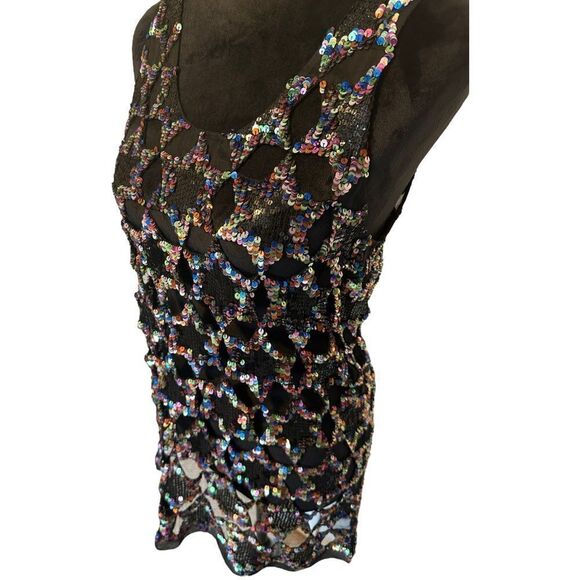 Givenchy Star-Embellished Cocktail Tank Dress in Black US 6/8 NWT - Picture 9 of 16
